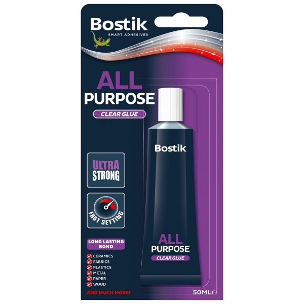 Bostik Clear All Purpose Glue 50ml